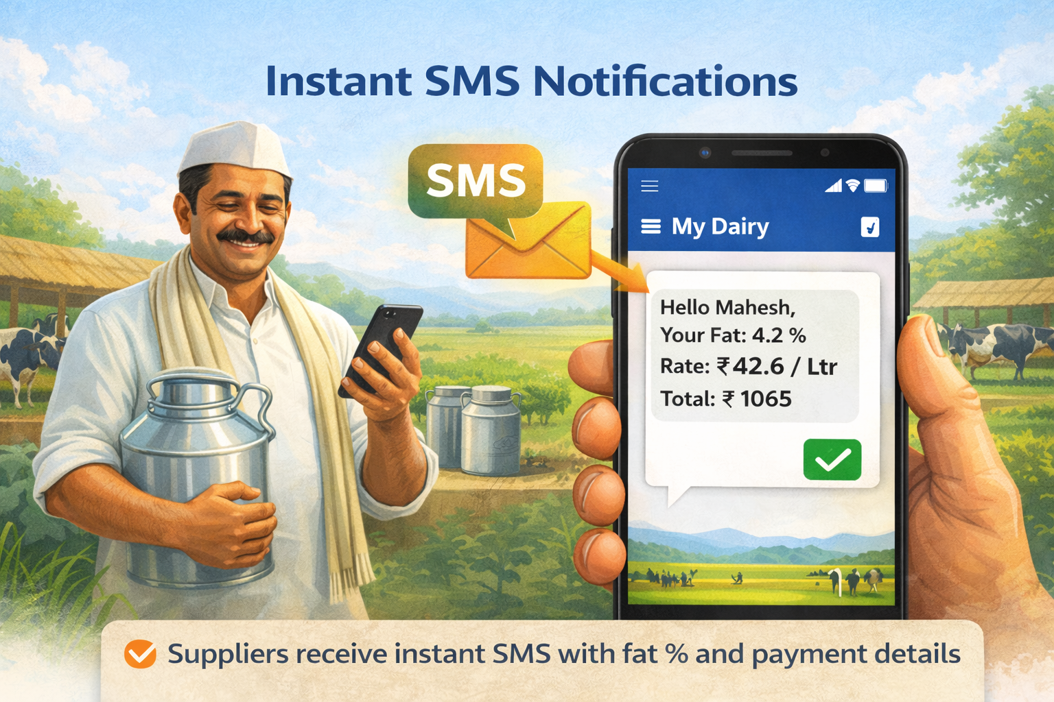 Instant SMS Notifications